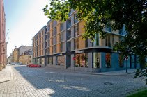Cenu Stavba roku Plzeňského kraje 2016 získal bytový dům Veleslavínova, postavený z vápenopískových cihel Zapf Daigfuss Kalksandstein